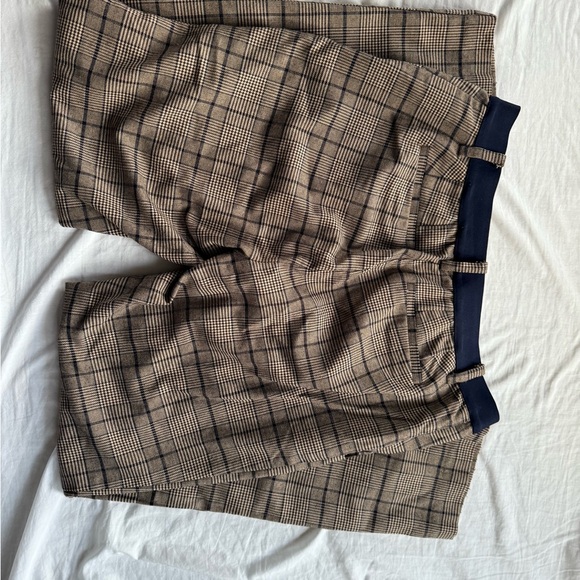 Women’s Plaid Pants - Brown - Picture 4 of 4